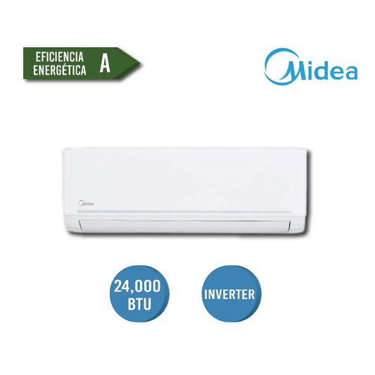AIRE ACONDICIONADO 24,000 BTU INVERTER – MIDEA